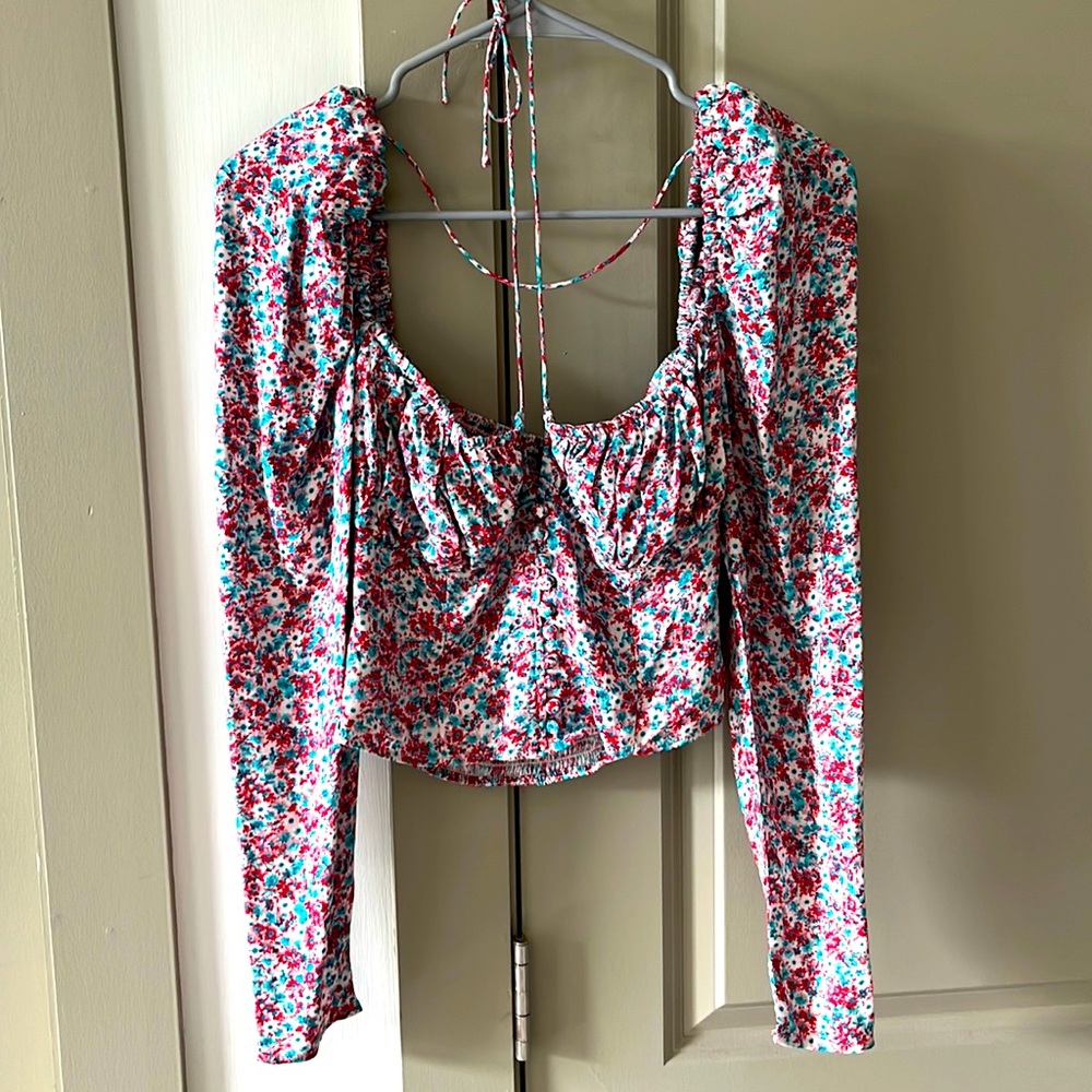 Never worn. AFRM Crop top